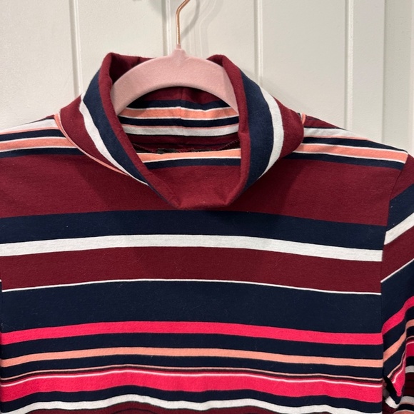 JCrew striped turtleneck women’s S perfect for fall! - Picture 2 of 4